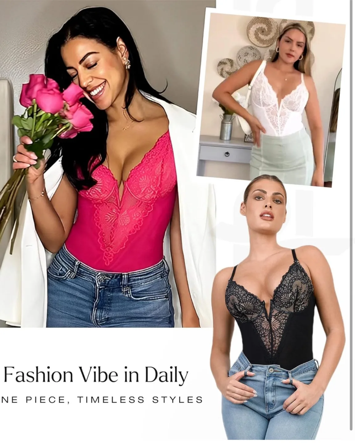 Popilush Lace Bodysuit image indicator(5)