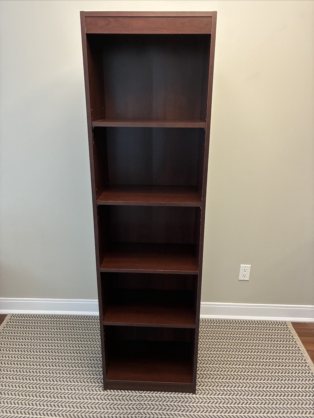 Moving out sale - 5-Shelf Narrow Bookcase