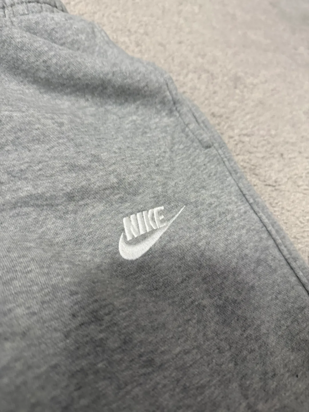 Nike Grey Joggers uncuffed image indicator(2)