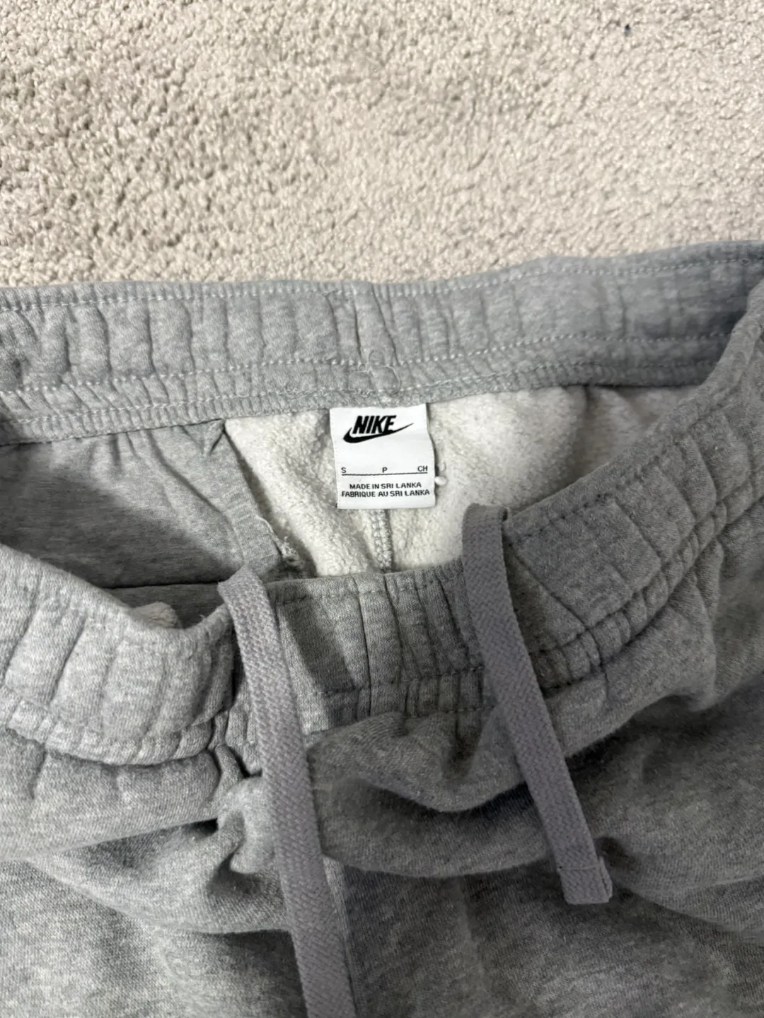 Nike Grey Joggers uncuffed image indicator(3)