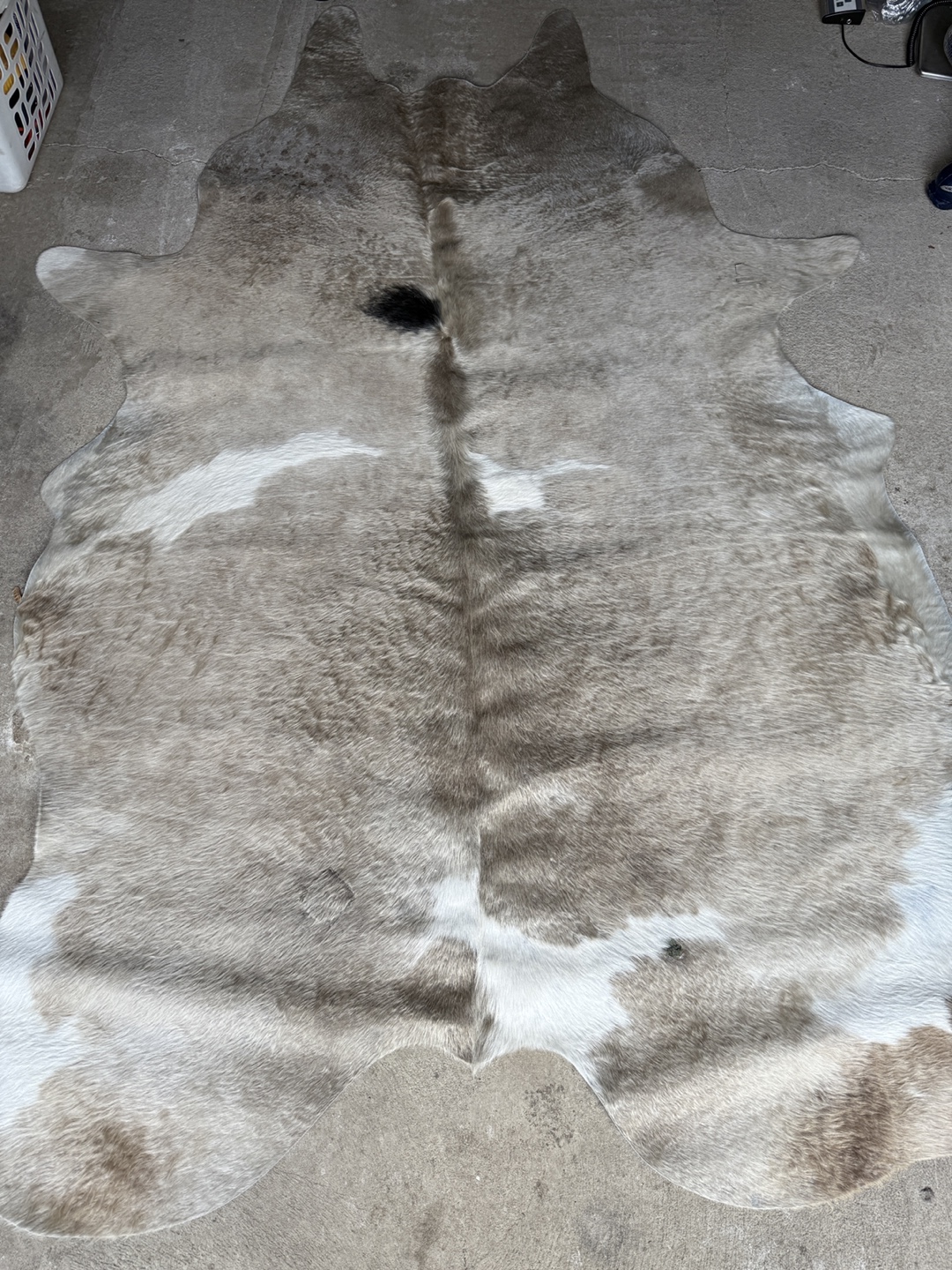 Cowhide Rug - Gray and White - photo 2