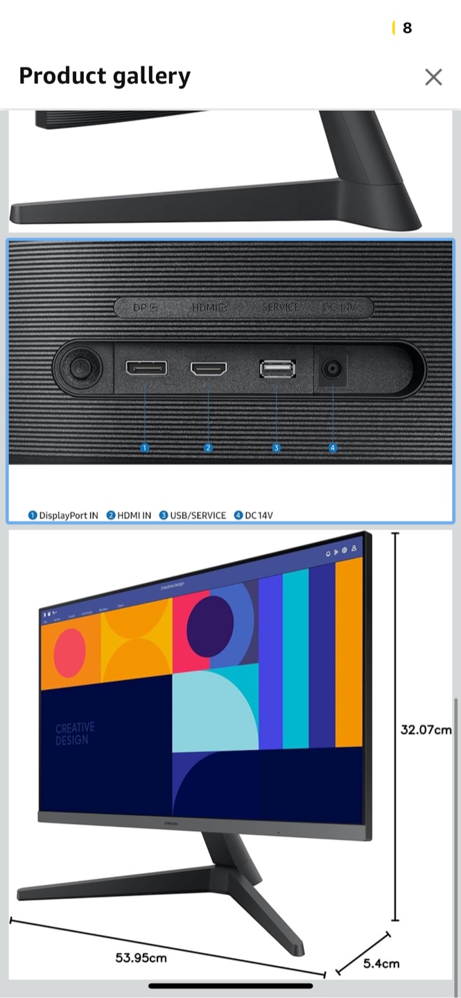Samsung 27’ FHD Flat Scr Super Slim Design - photo 2