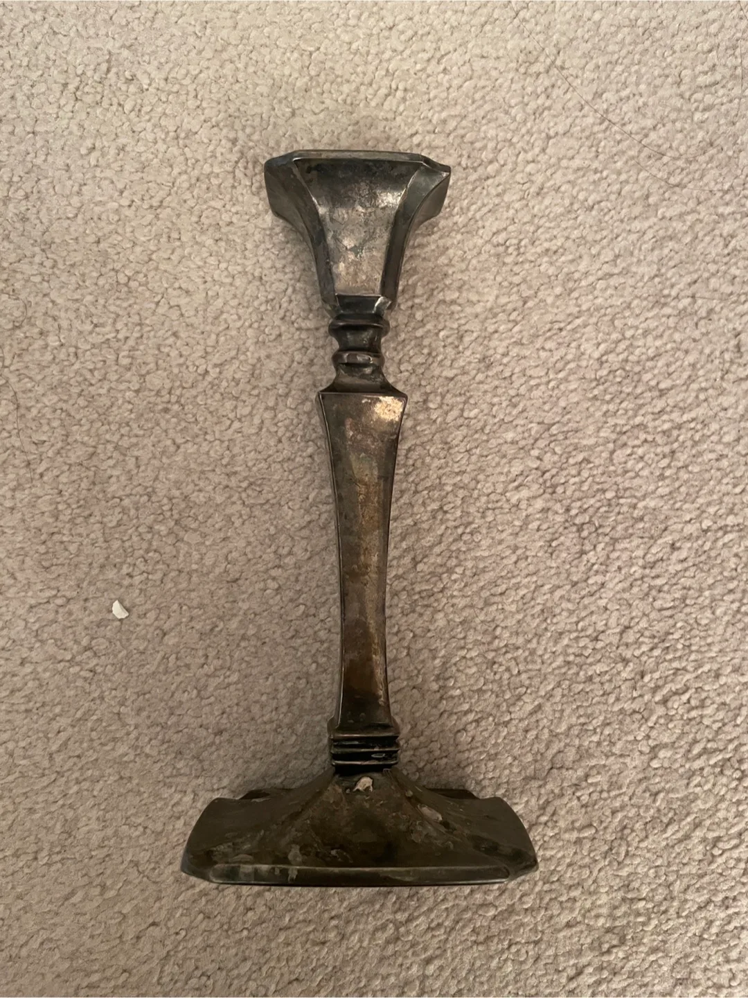 Vintage Silver-Plated Candle Holder thumbnail