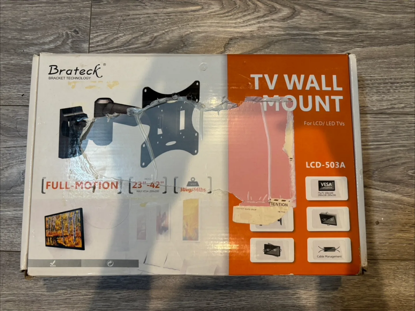 Brateck LCD-503A Full-Motion TV Wall Mount image indicator(2)