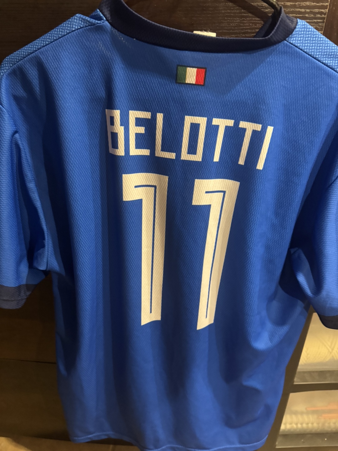 Italy National Team Belotti #11 Soccer Jersey - Size M - photo 2