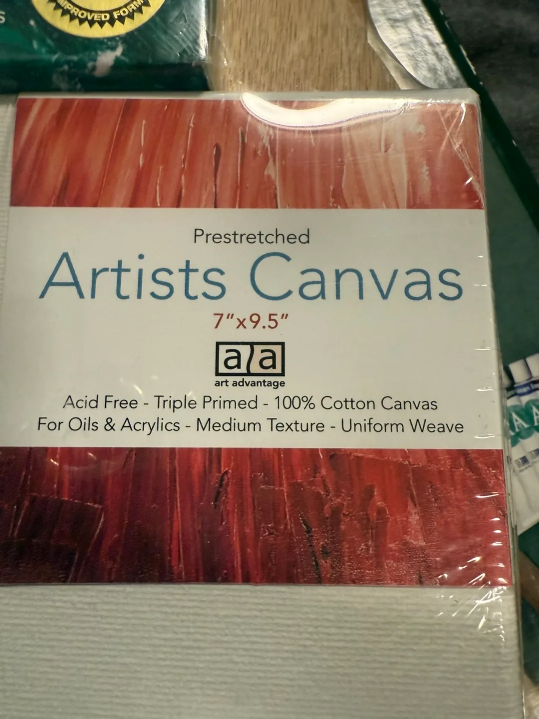 Acrylic Painting Set w/Easel, Canvas, Brushes, & Paints image indicator(2)