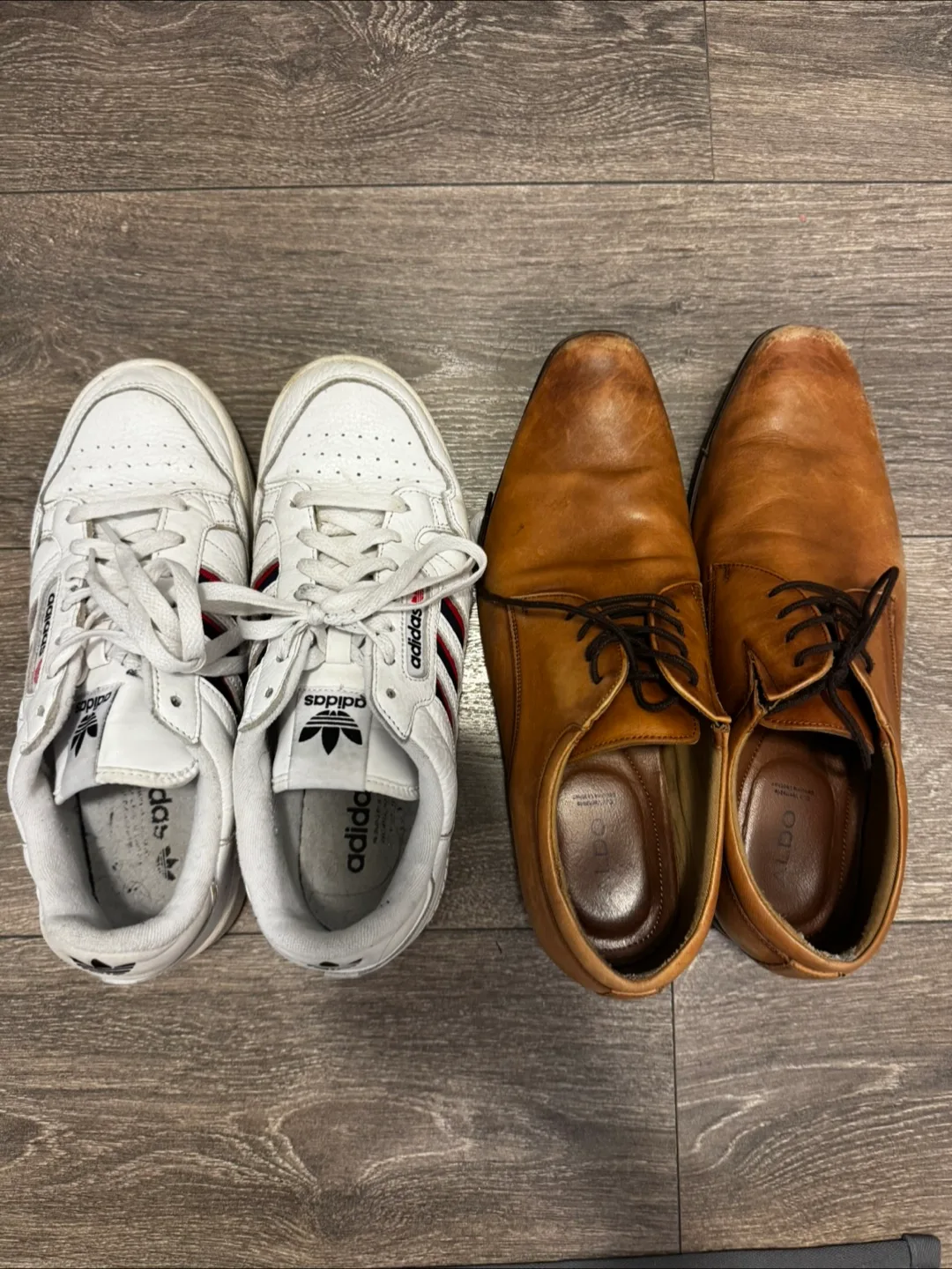 Adidas Continental 80 & Aldo Leather Shoes Bundle thumbnail