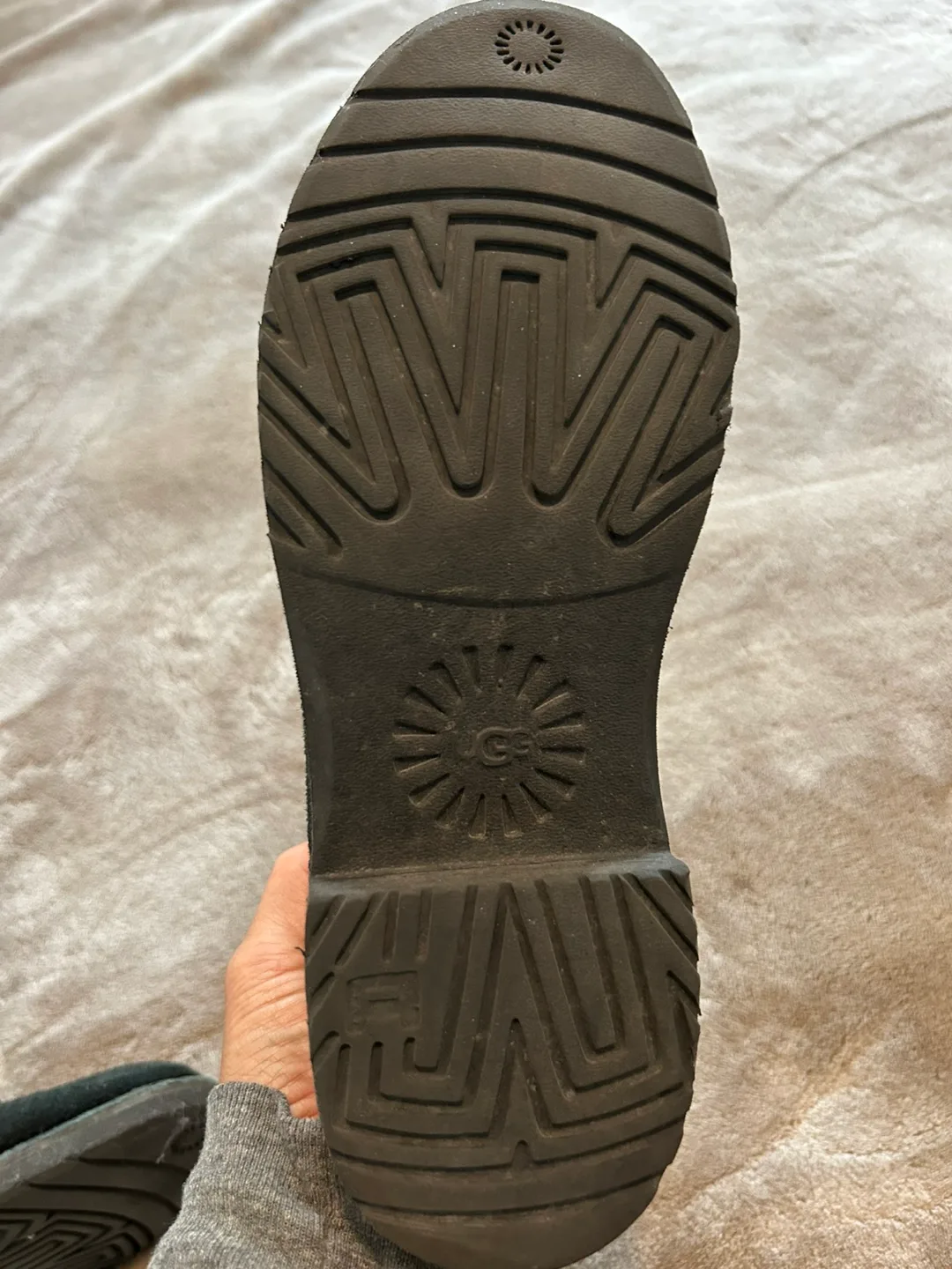 UGG Women's Black Suede Boots Size 8 image indicator(3)