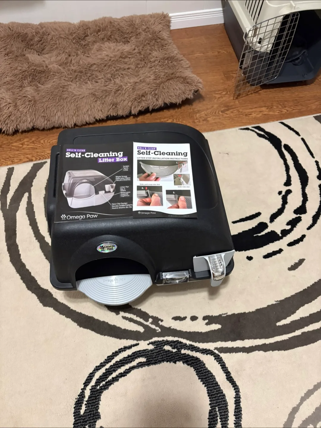 New Omega Paw Roll'n Clean Self-Cleaning Litter Box image indicator(4)