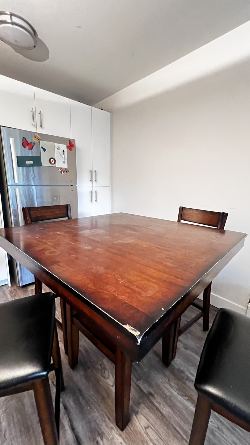 Square Dining Table Set with 4 Chairs - photo 2
