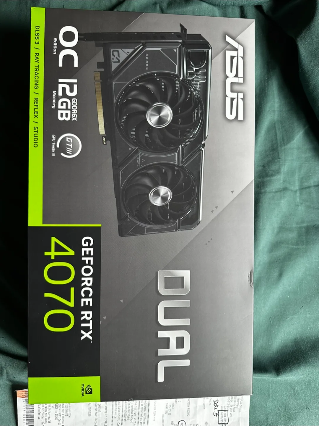 ASUS Dual GeForce RTX 4070 OC Edition 12 GB thumbnail