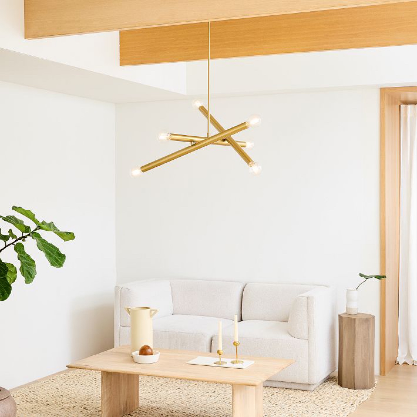 West Elm Chandelier lights - photo 2