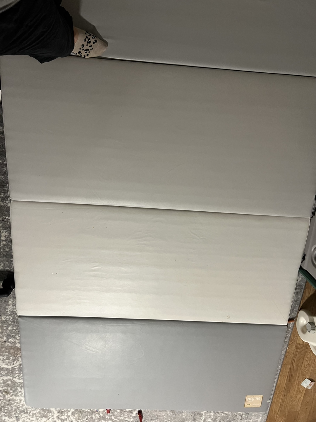 Urgent- Non toxic Wunderkids Color Folder Play Mat - Modern Grey