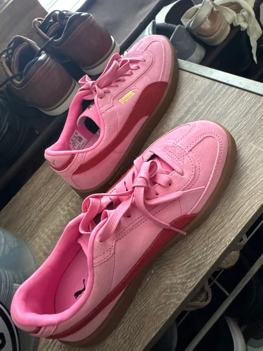 Pink Puma Sneakers - Women's Size 7.5 image indicator(2)