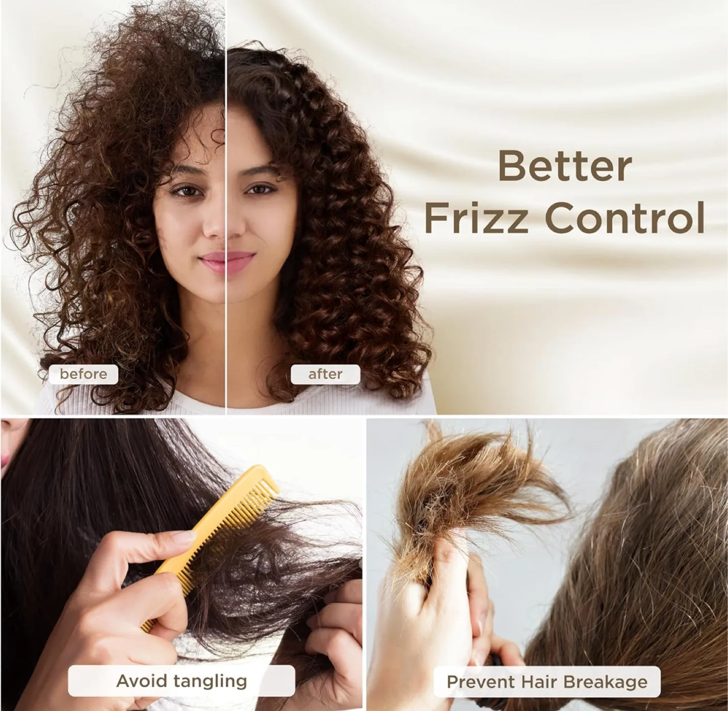 New x2 Satin Pillowcases for Hair and Skin Coral image indicator(5)