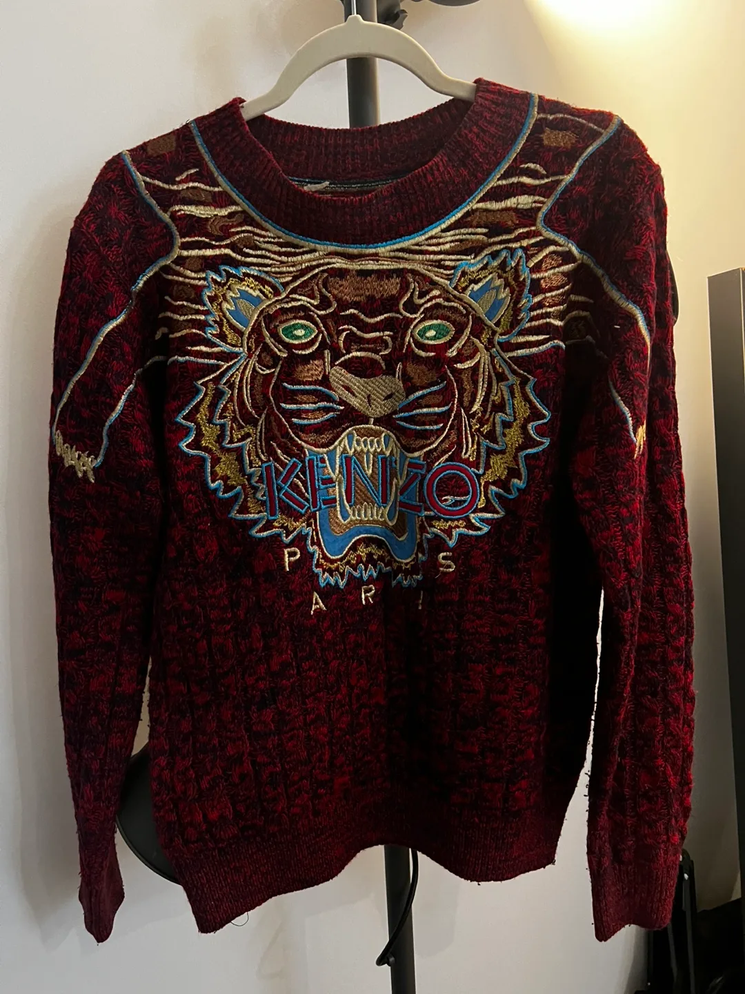 Vintage Kenzo Paris Embroidered Tiger Sweater thumbnail