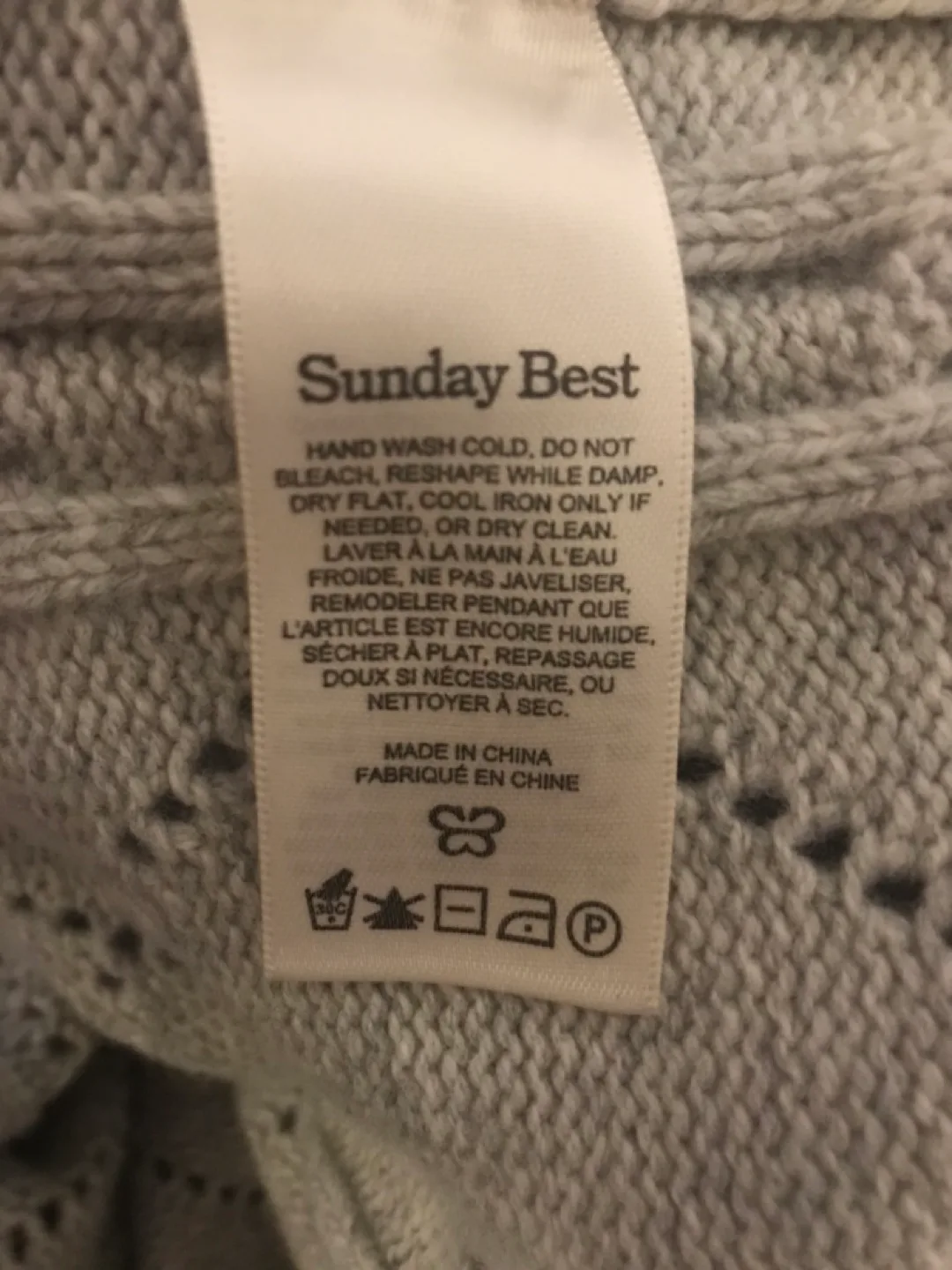 Sunday Best Cropped Sweater Size M image indicator(5)