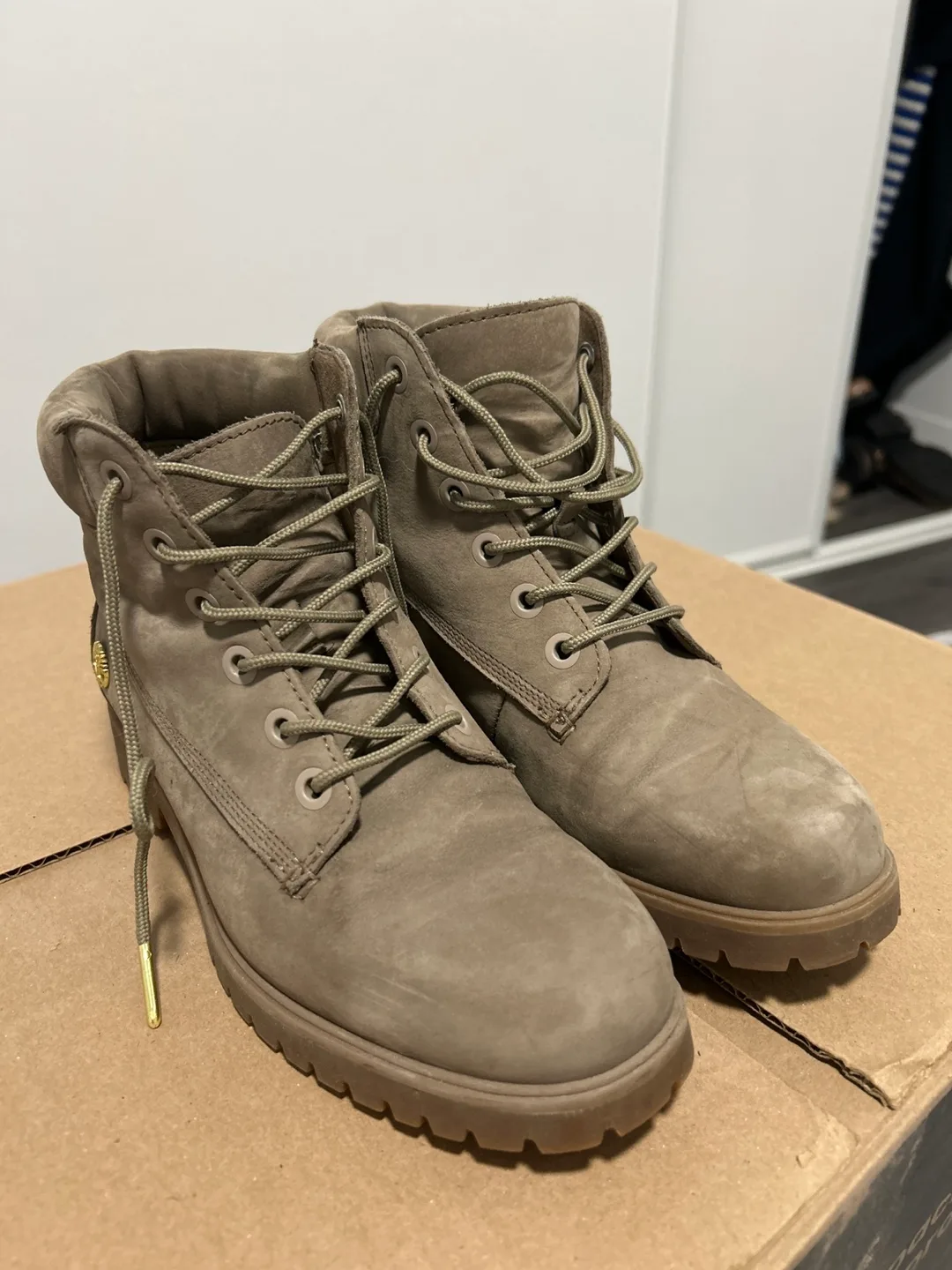 Women's Timberland Boots - Olive Green thumbnail