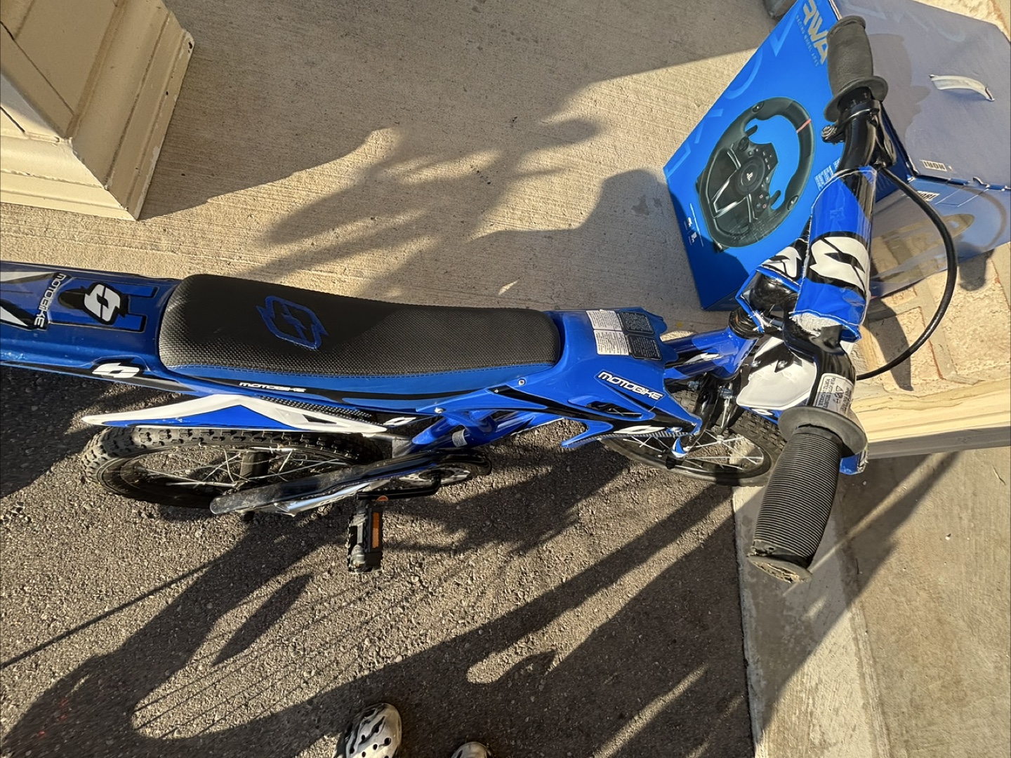 Motobike Kids' Blue BMX Bike - photo 3