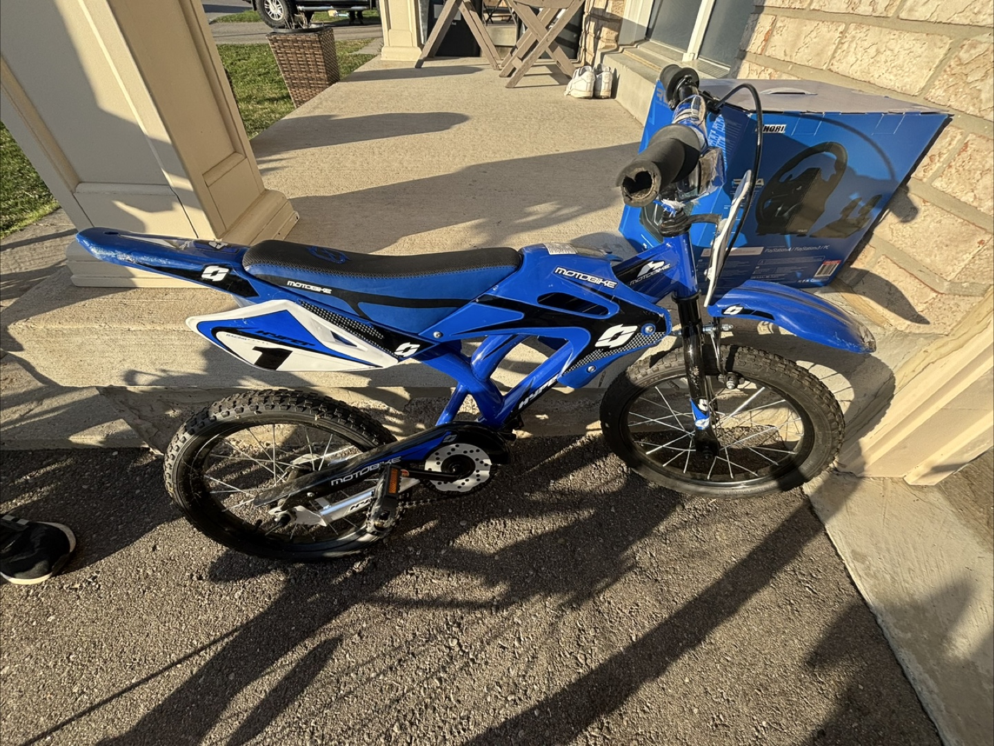 Motobike Kids' Blue BMX Bike - photo 4