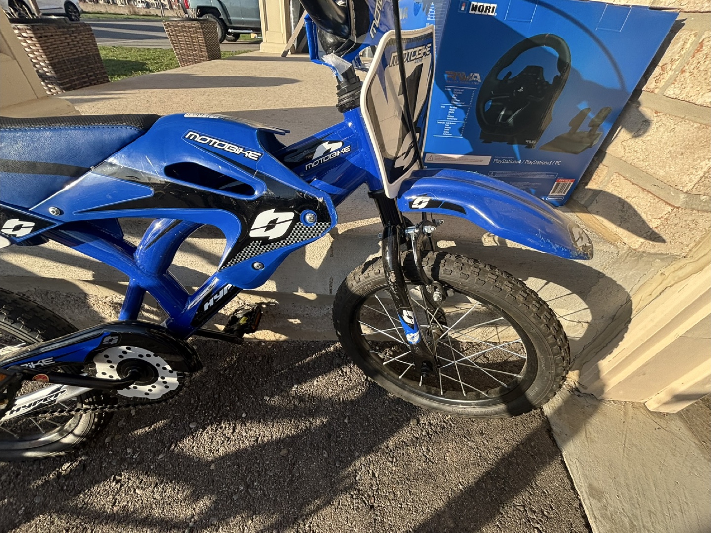 Motobike Kids' Blue BMX Bike