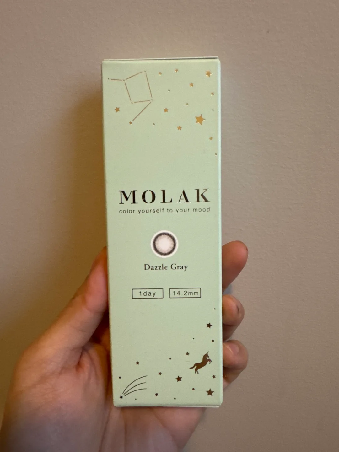 MOLAK Dazzle Gray Coloured Contact Lenses -14.2mm 1-Day thumbnail