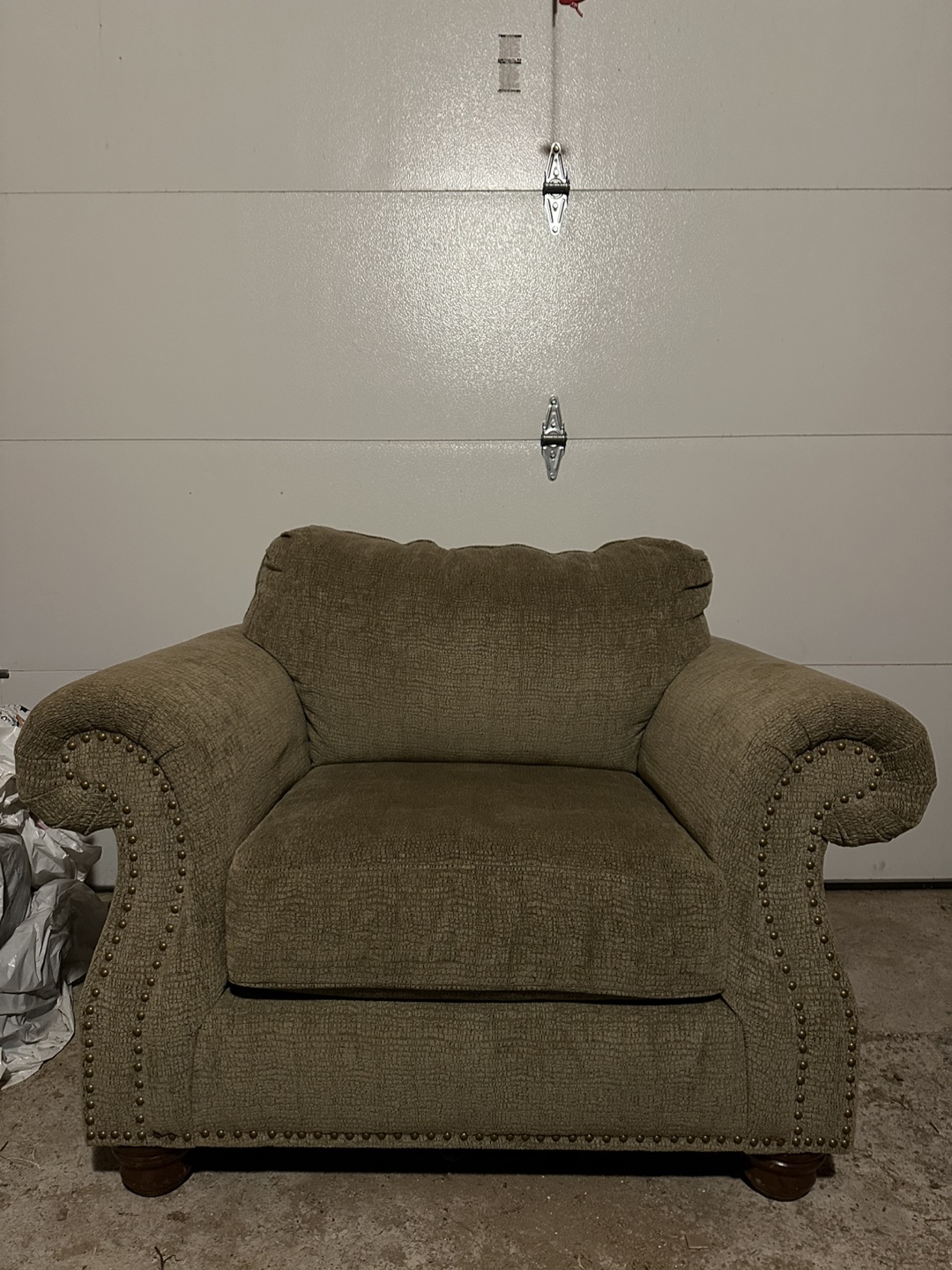 Beige Fabric Armchair(Excellent Condition)