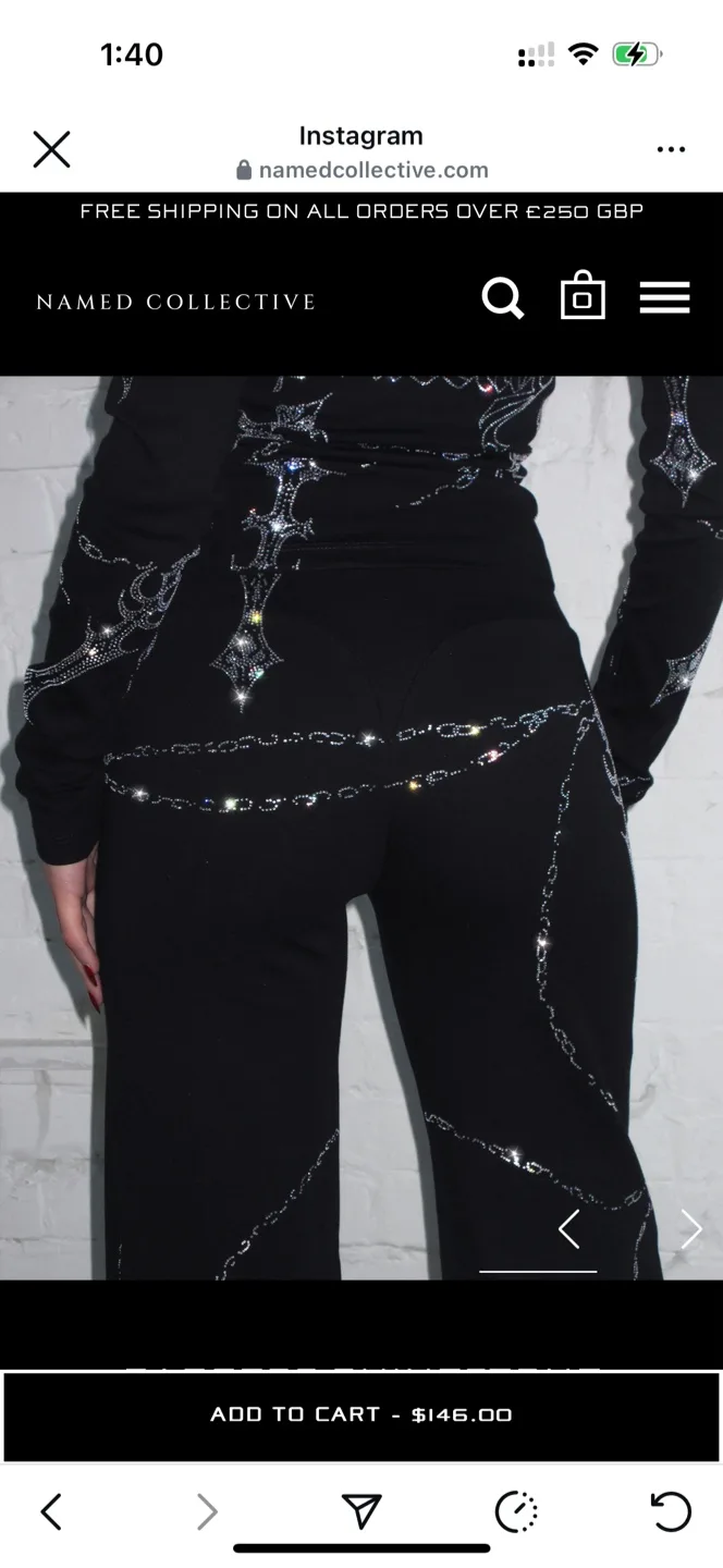 Named Collective Rhinestone Pants image indicator(3)