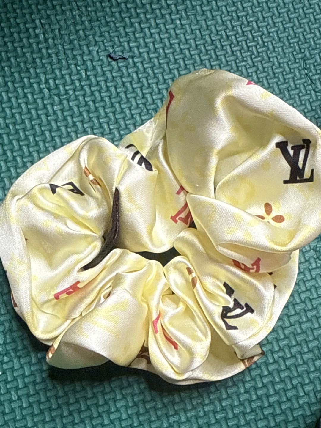 Cream Scrunchie