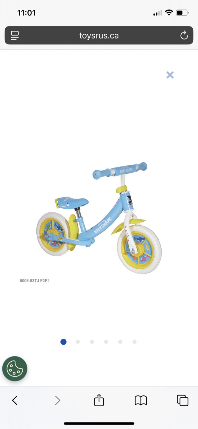 Baby Shark Balance Bike