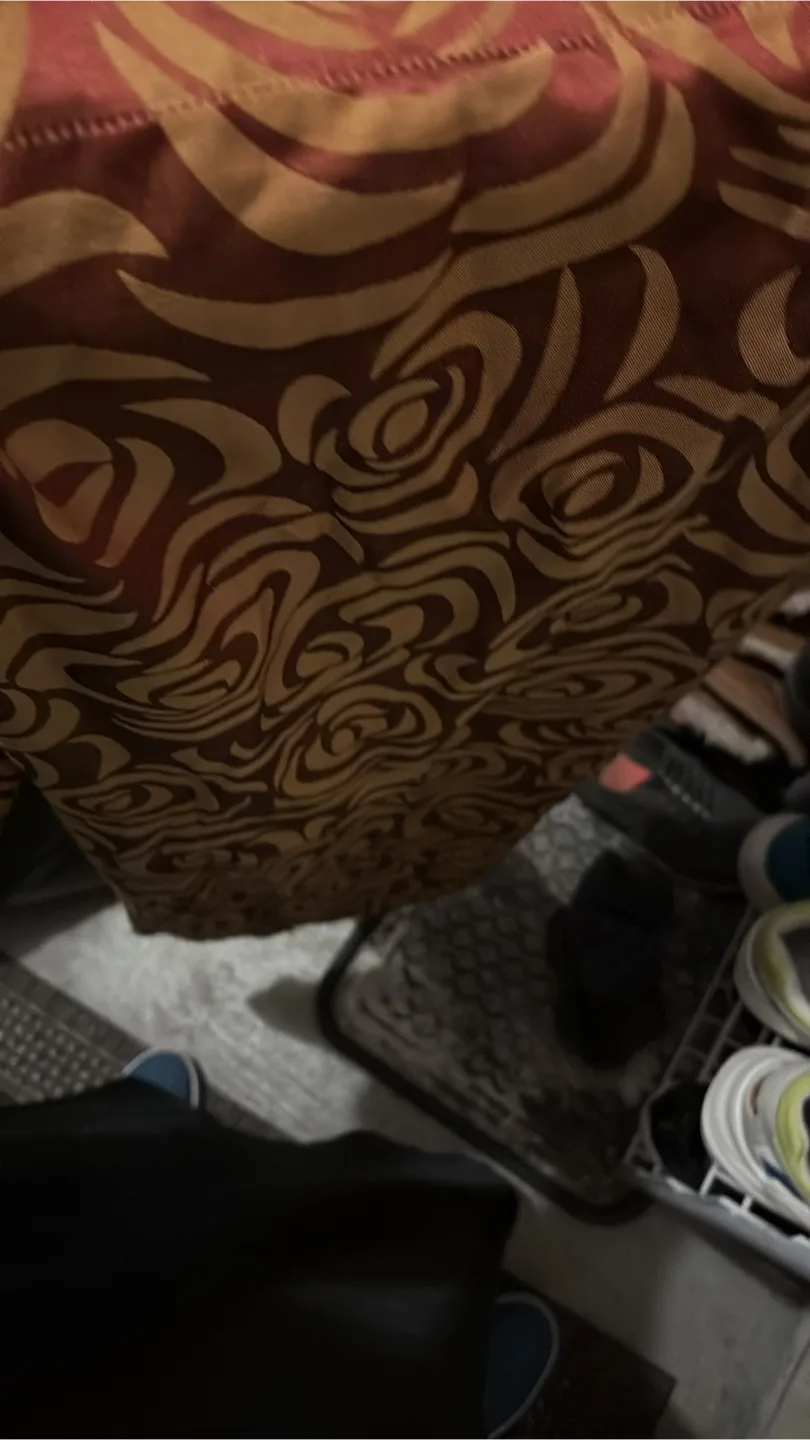 Brown & Burgundy Curtains - Set of 2 image indicator(3)