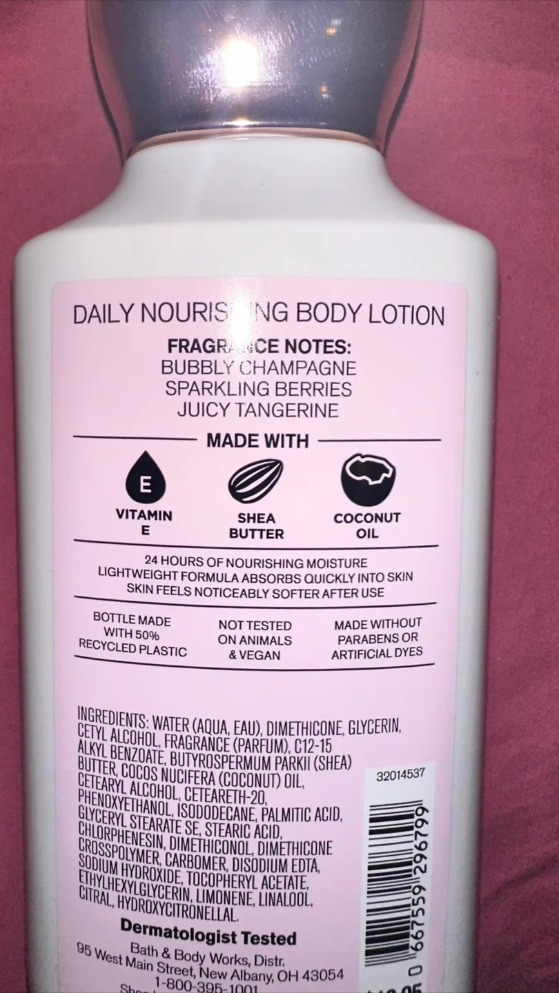 Bath & Body Works Champagne Toast Daily Nourishing Body Lotion image indicator(2)