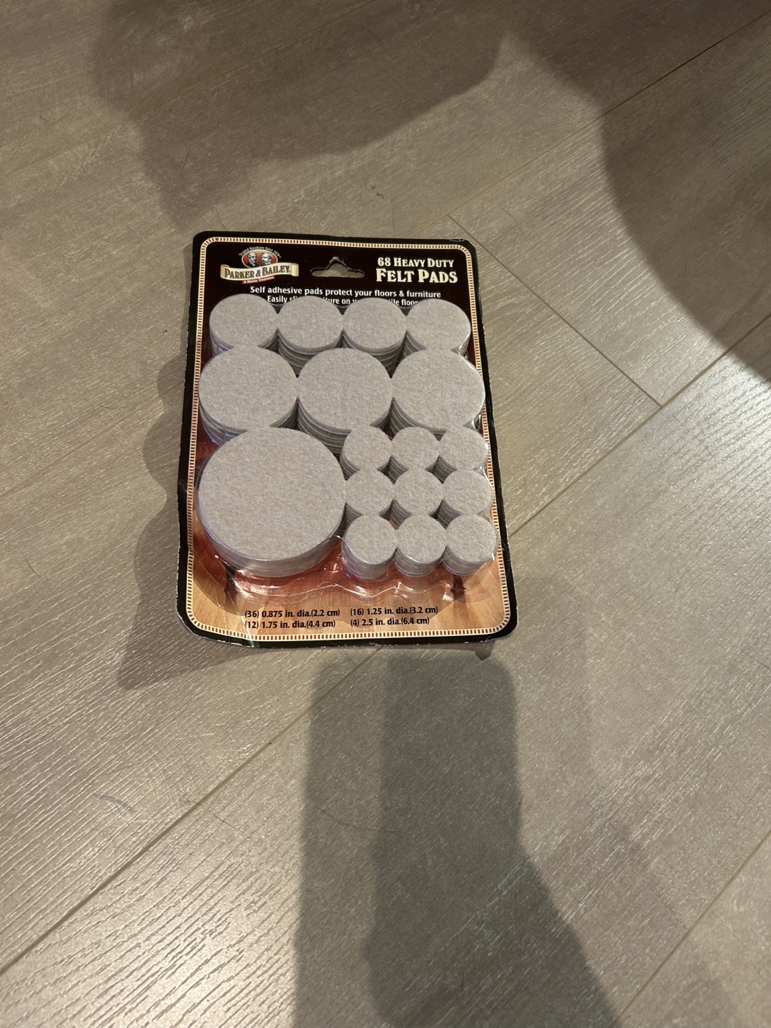 68 Heavy Duty Felt Pads by Parker & Bailey