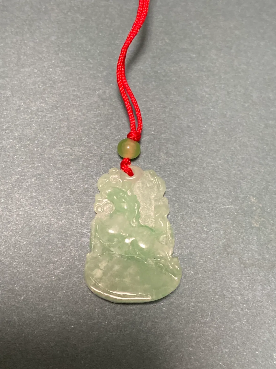 Jade Horse Pendant Necklace thumbnail