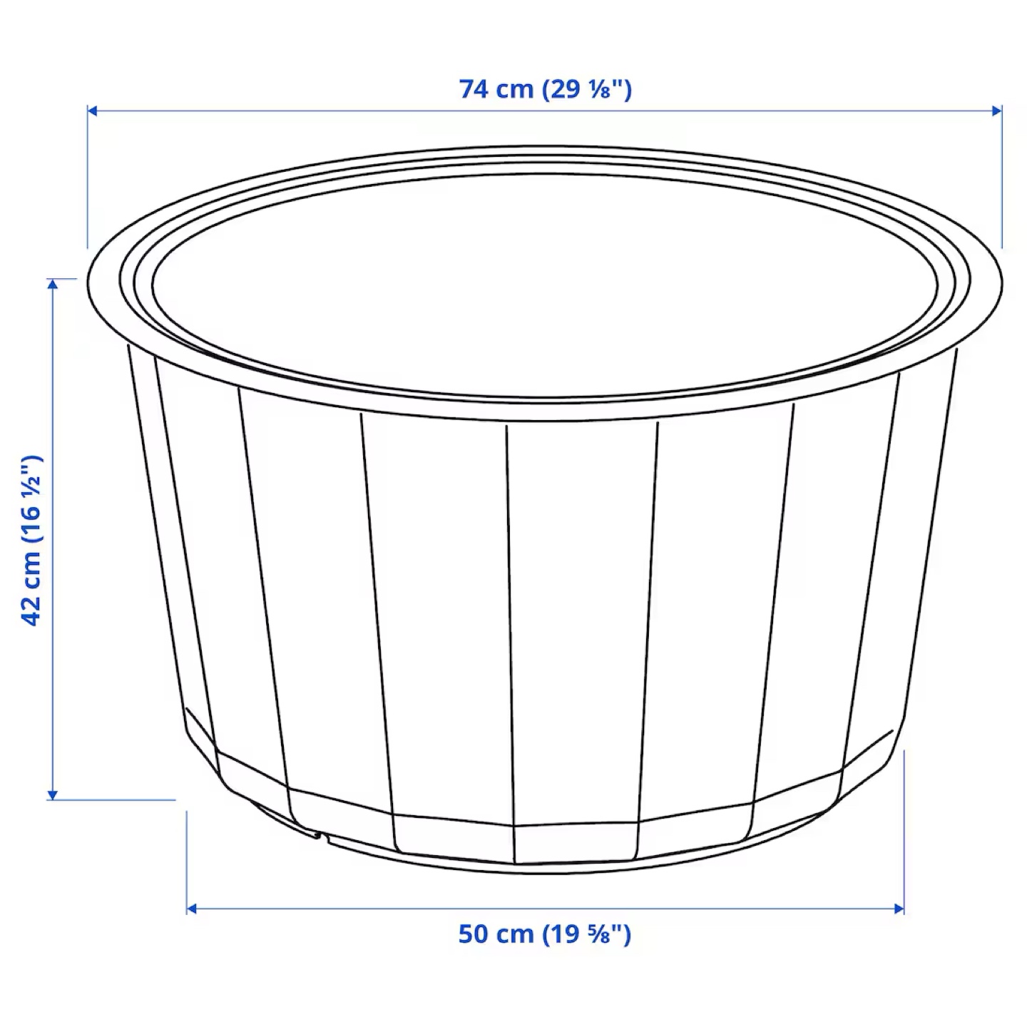 IKEA LÅGAS KÄR Outdoor Coffee Table - Beige - photo 4