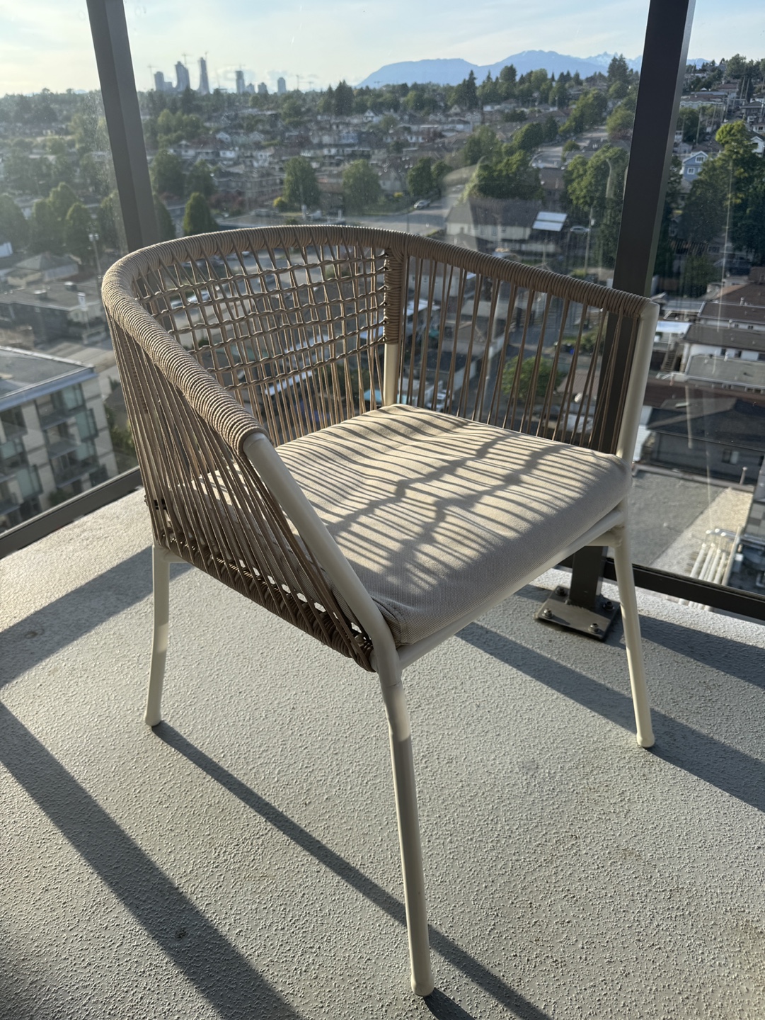 2 x IKEA SEGERÖN Outdoor Armchair - White/Beige - photo 2