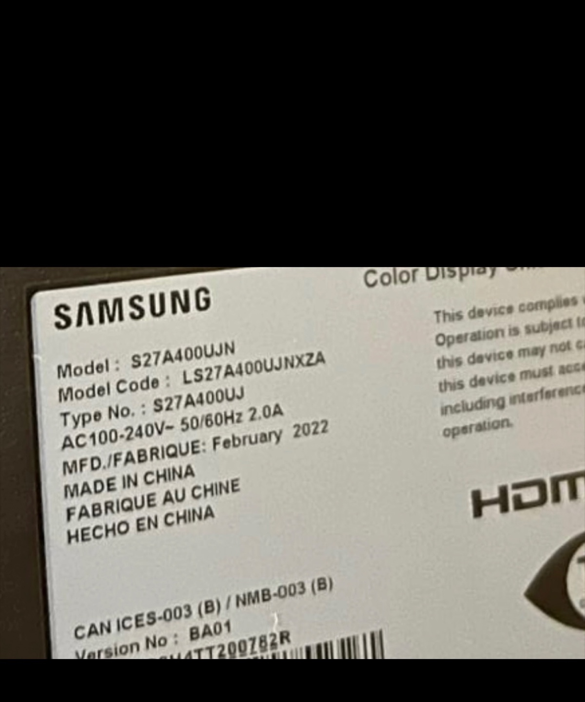 Samsung monitor 2022 - photo 3