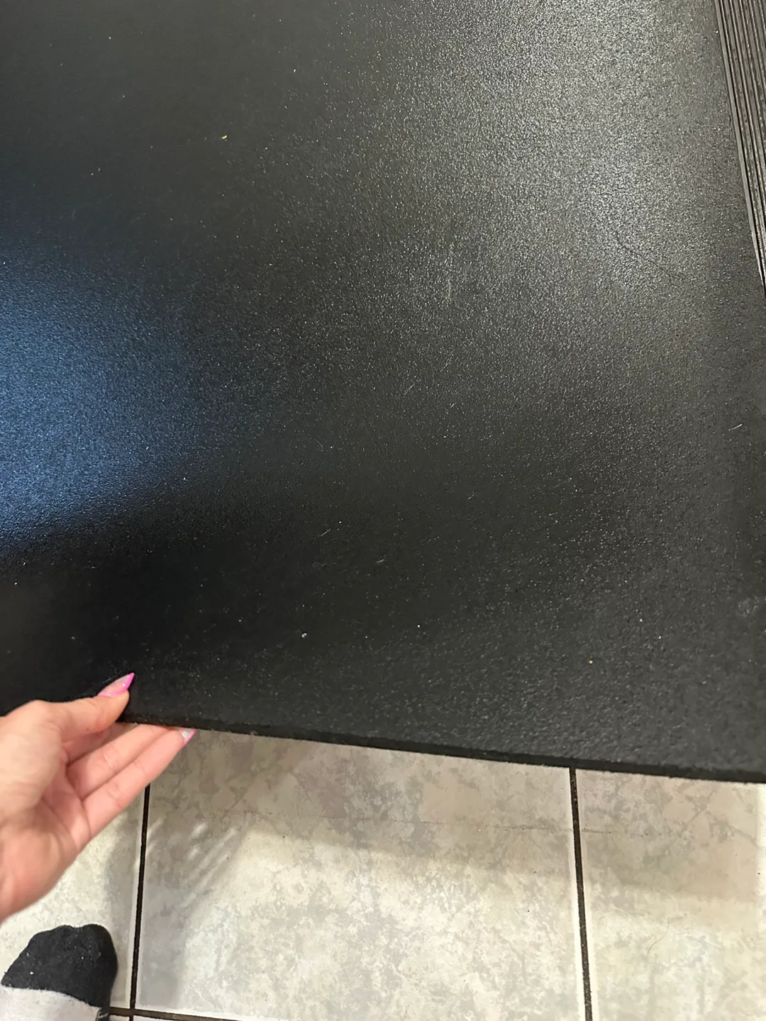 Rubber floor covering quarter inch thick 4 x 6 thumbnail