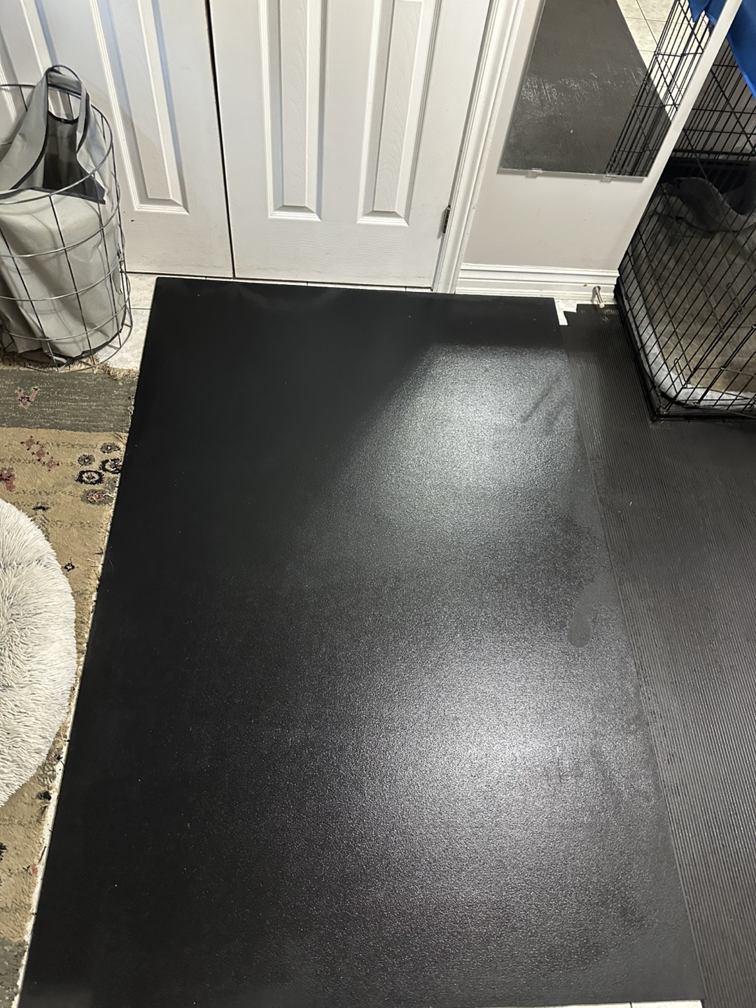 Rubber floor covering quarter inch thick 4 x 6 - photo 2