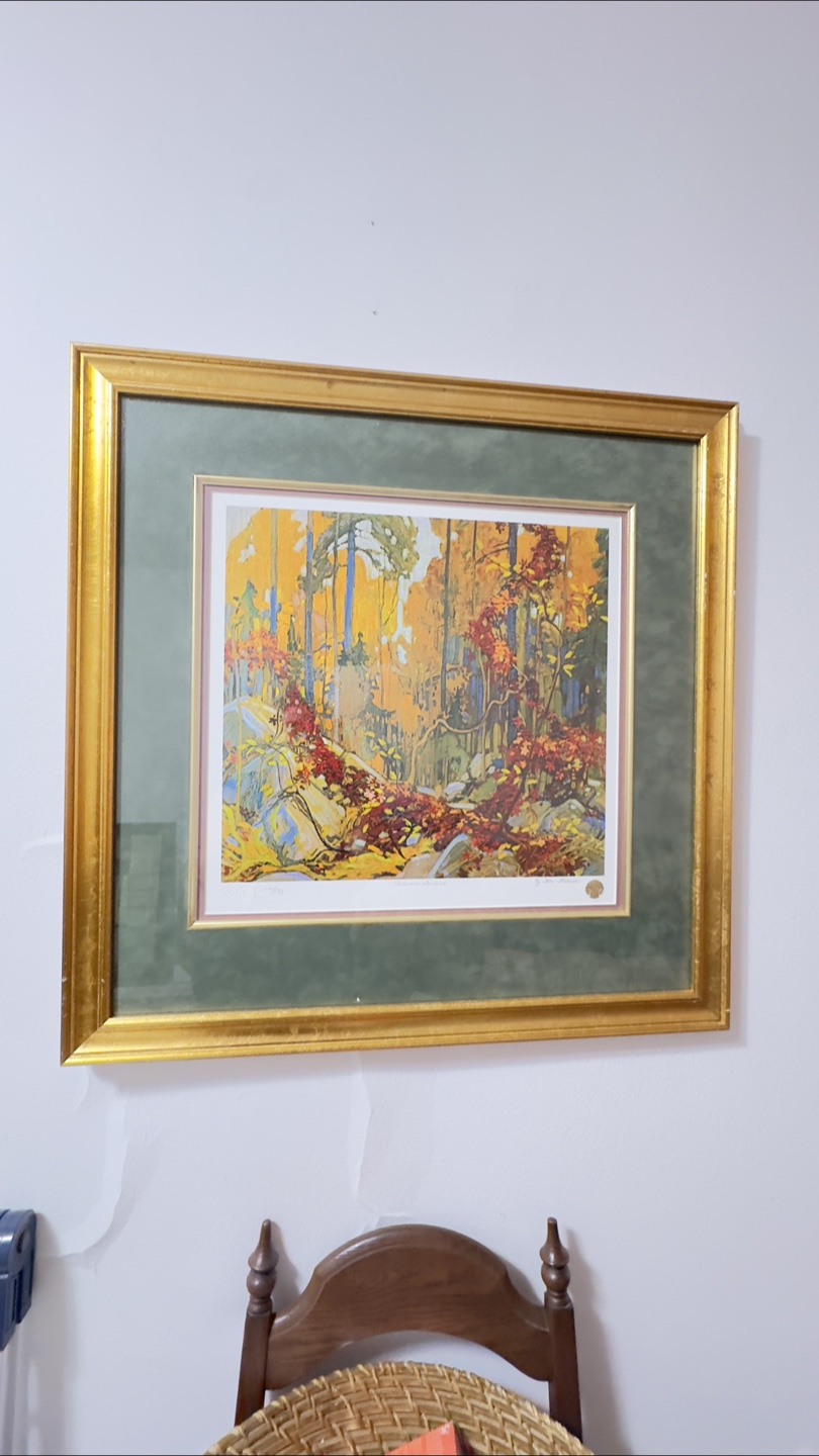 Framed Autumnal Forest Print