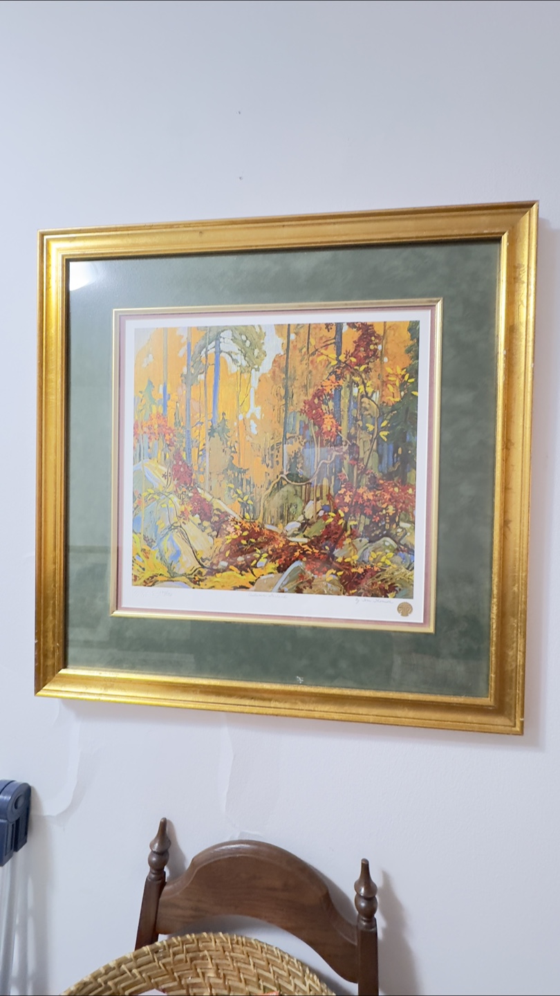 Framed Autumnal Forest Print - photo 2