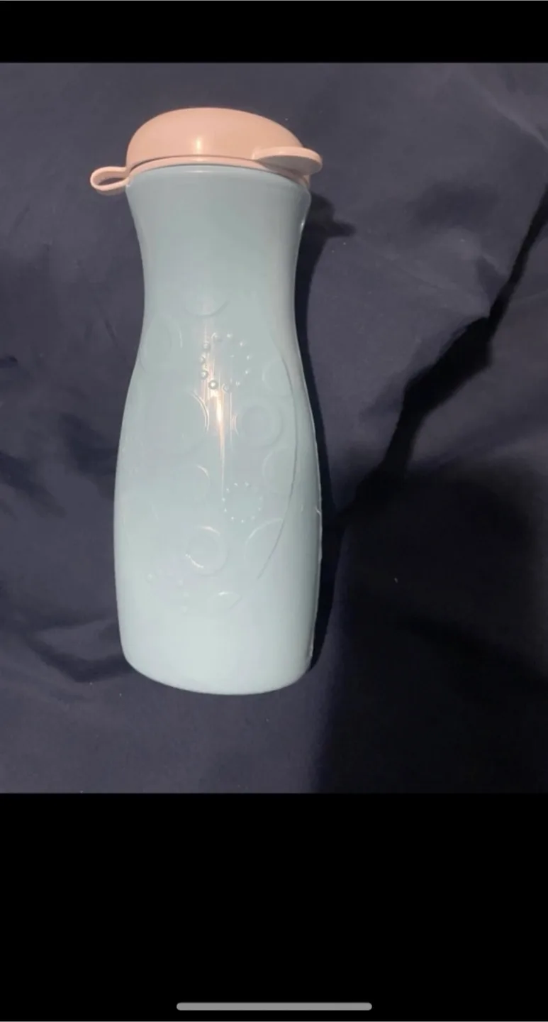 Cute Light Blue Plastic Water Bottle#freecycle thumbnail