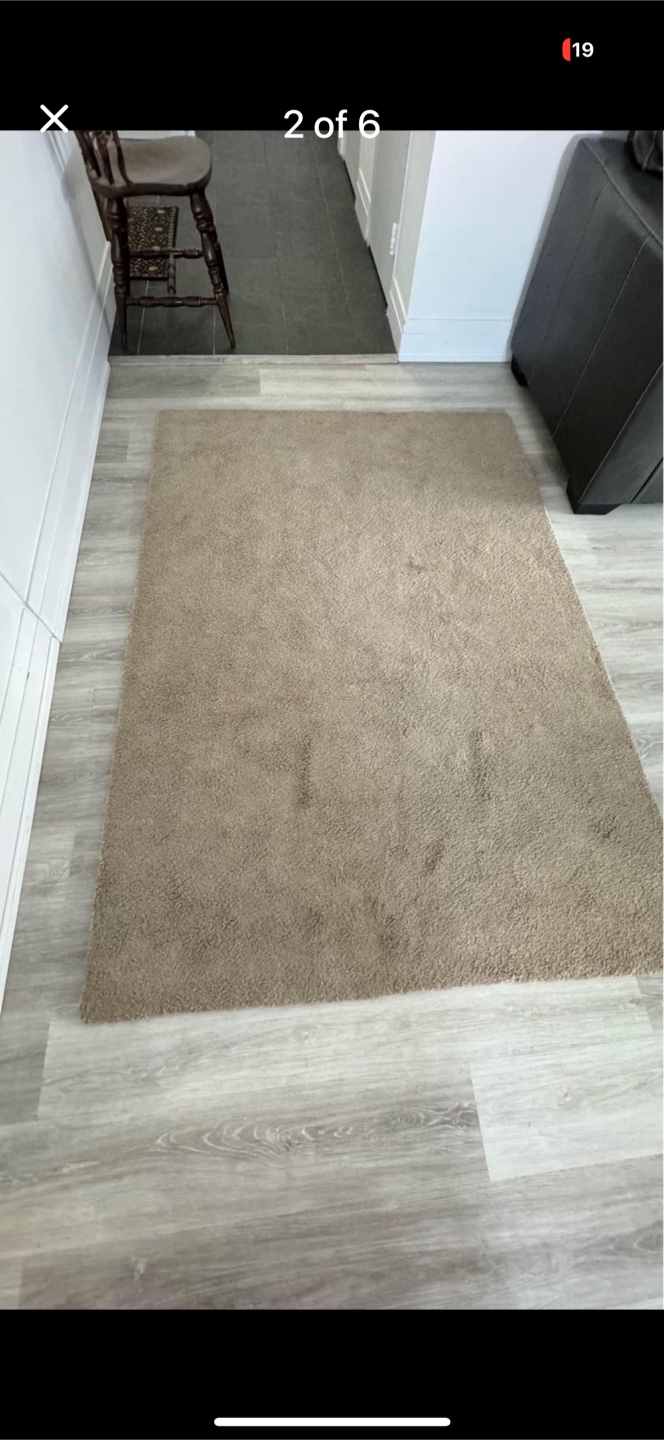 2 IKEA STOENSE Rugs - Light Beige - photo 2