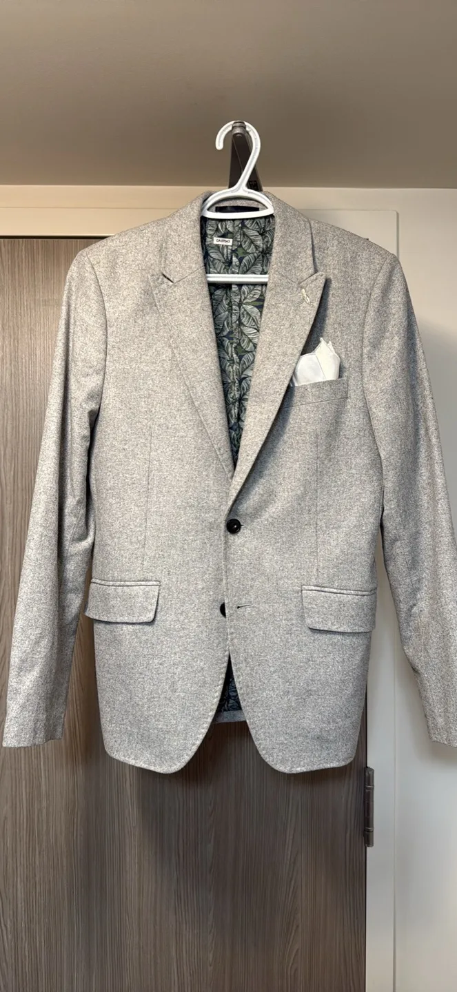 Men's Grey Casual Blazer thumbnail