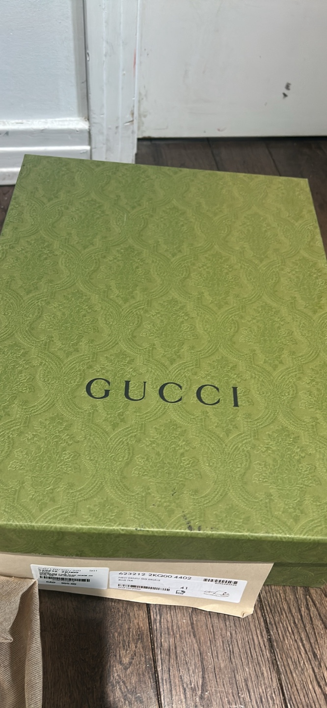 Gucci Denim GG Platform Slides Size 41 - photo 3