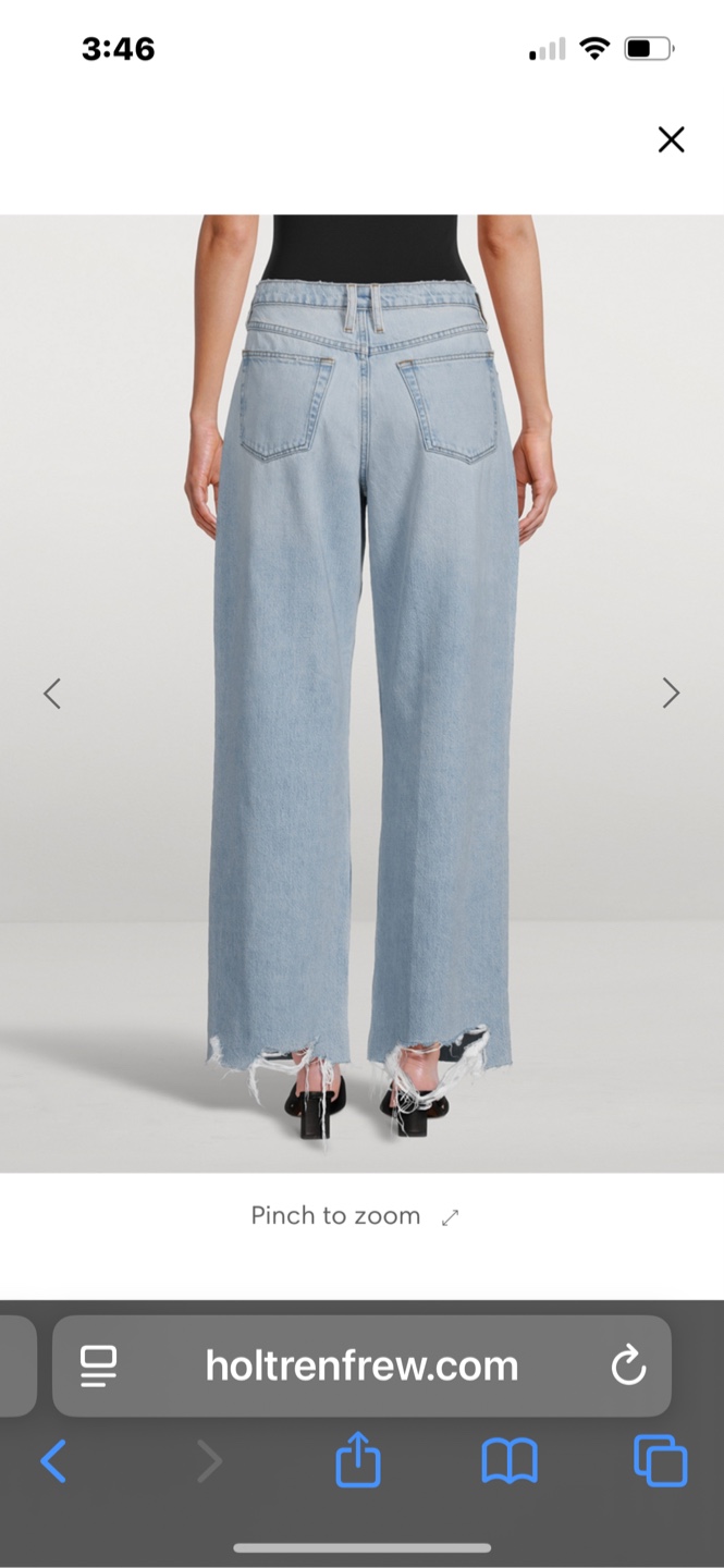 Frame  Light Wash Wide Leg Jeans - photo 2