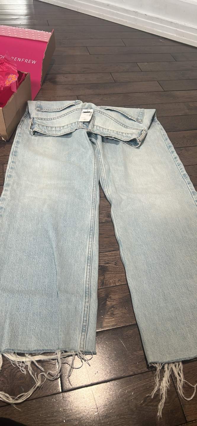 Frame  Light Wash Wide Leg Jeans - photo 4
