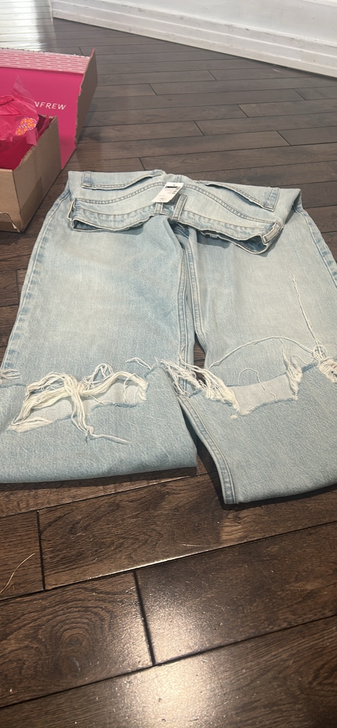 Frame  Light Wash Wide Leg Jeans - photo 5