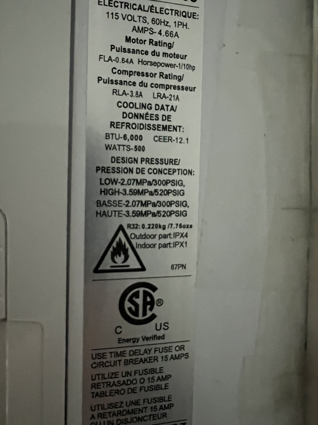 Frigidaire Window Air Conditioner 6000BTU with Remote - photo 2