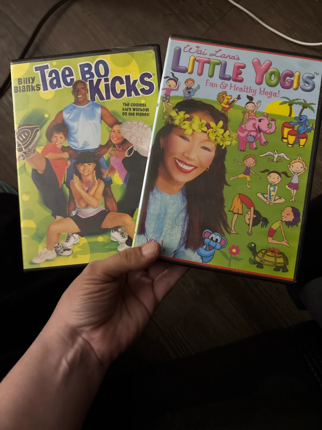 Kids Fitness DVDs: Tae Bo Kicks & Little Yogis #freecycle thumbnail